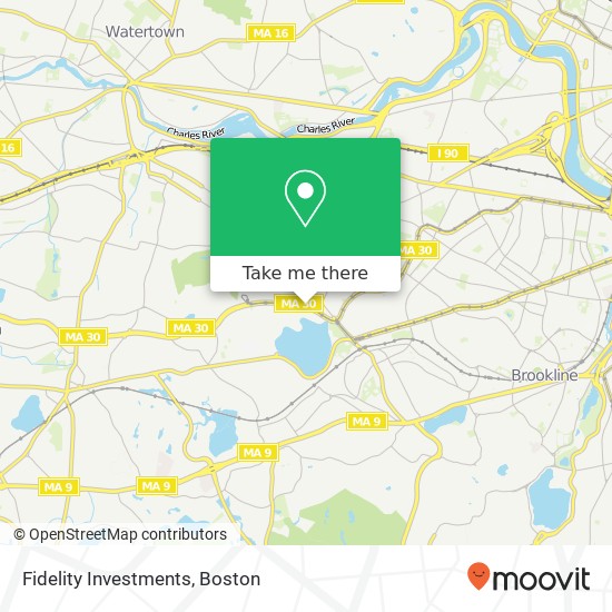 Mapa de Fidelity Investments