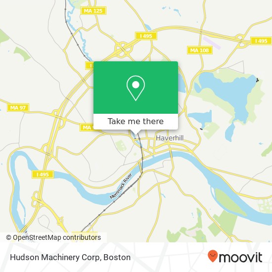 Hudson Machinery Corp map