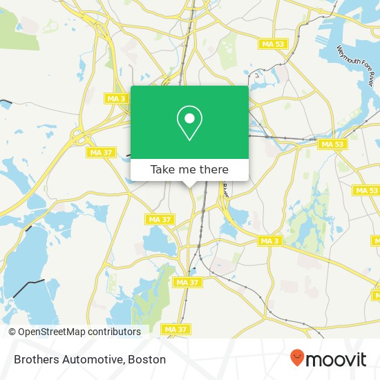 Mapa de Brothers Automotive