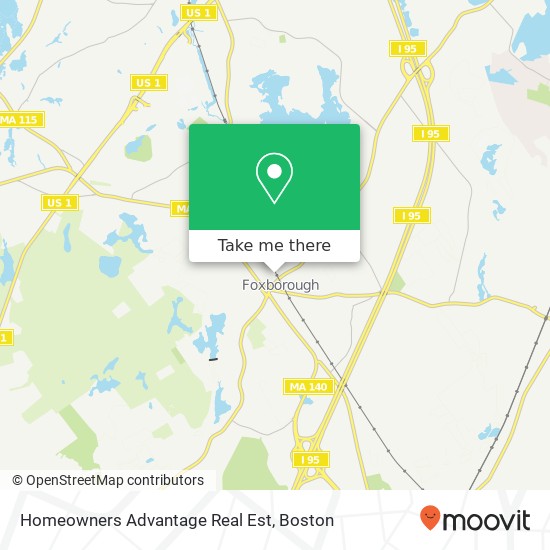 Homeowners Advantage Real Est map