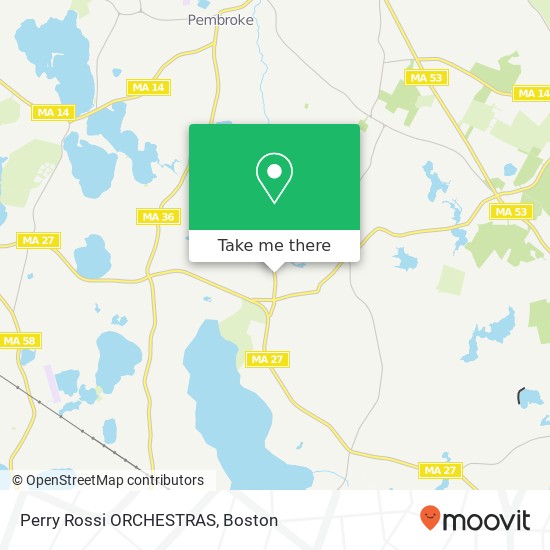 Perry Rossi ORCHESTRAS map