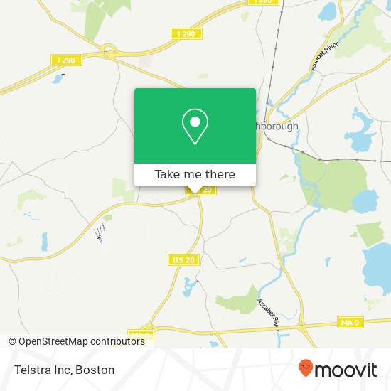 Telstra Inc map