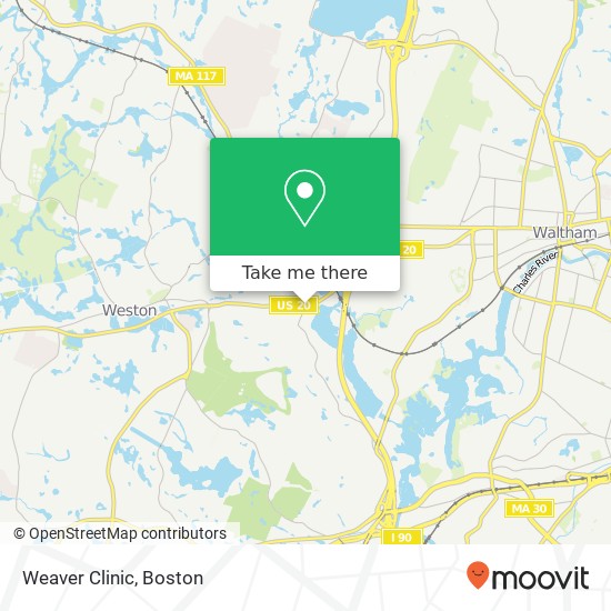 Weaver Clinic map