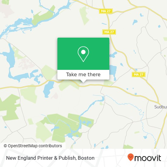 New England Printer & Publish map