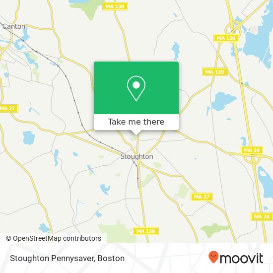 Stoughton Pennysaver map