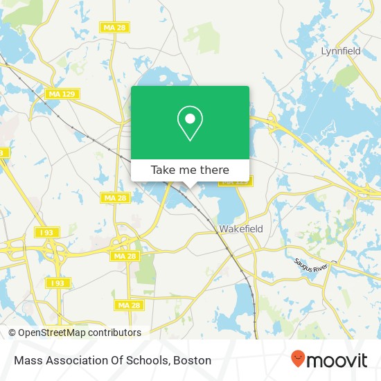 Mapa de Mass Association Of Schools