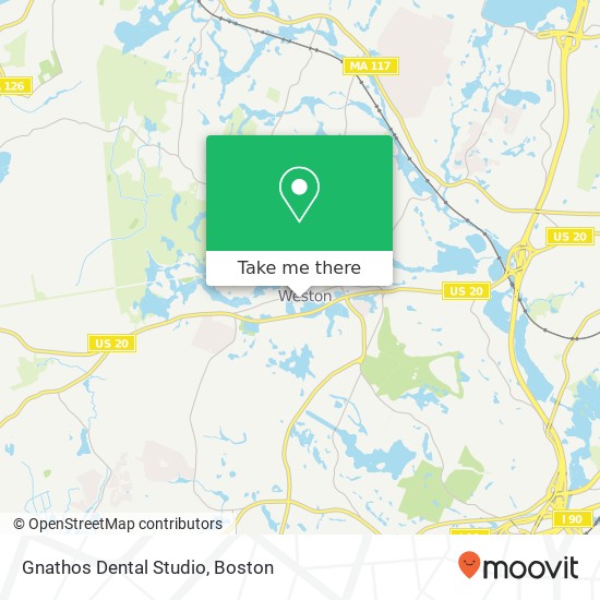 Mapa de Gnathos Dental Studio