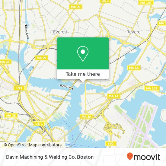 Davin Machining & Welding Co map