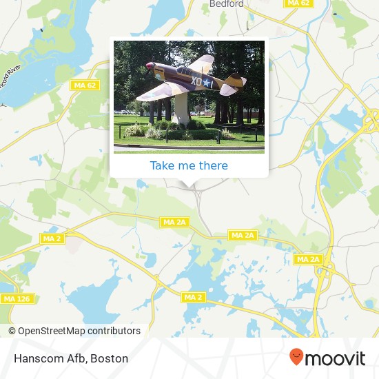 Hanscom Afb map