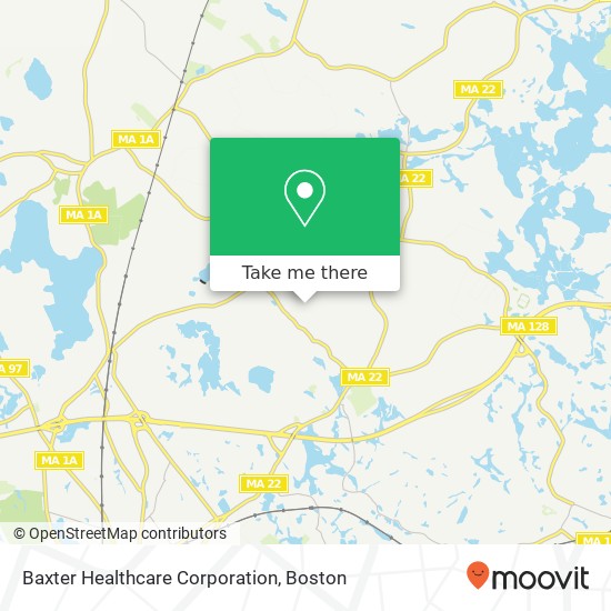 Mapa de Baxter Healthcare Corporation