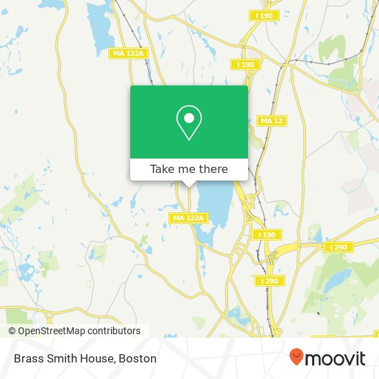 Mapa de Brass Smith House
