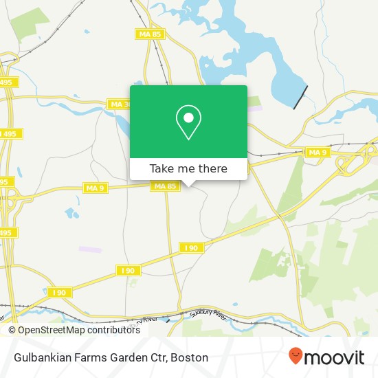 Mapa de Gulbankian Farms Garden Ctr