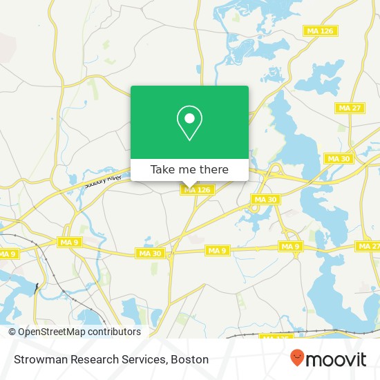 Mapa de Strowman Research Services