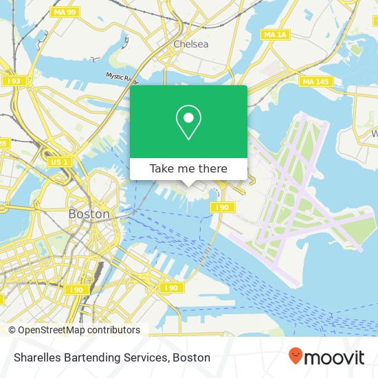 Sharelles Bartending Services map