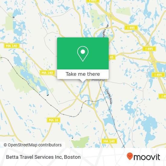 Mapa de Betta Travel Services Inc