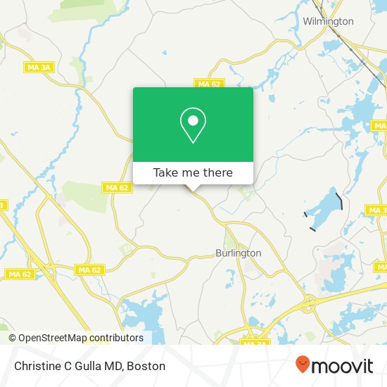 Christine C Gulla MD map