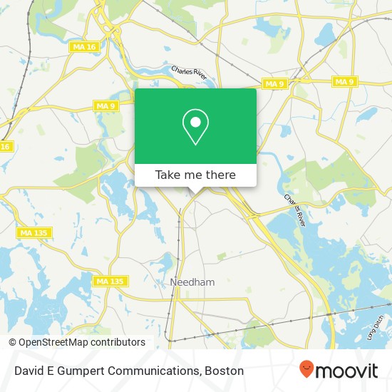 David E Gumpert Communications map