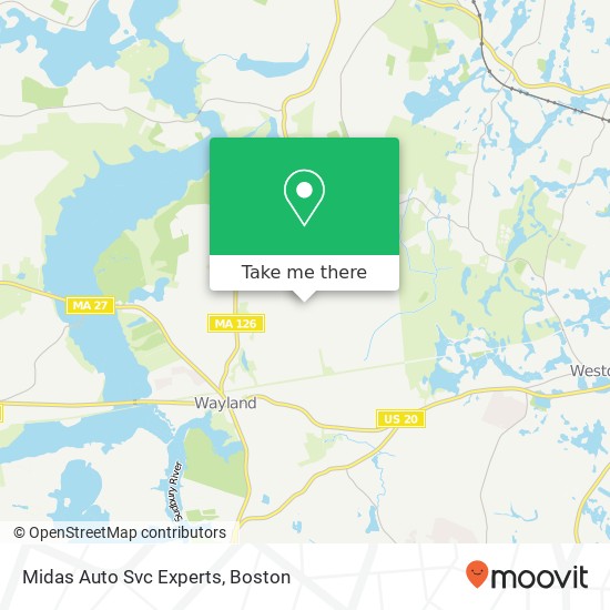 Midas Auto Svc Experts map