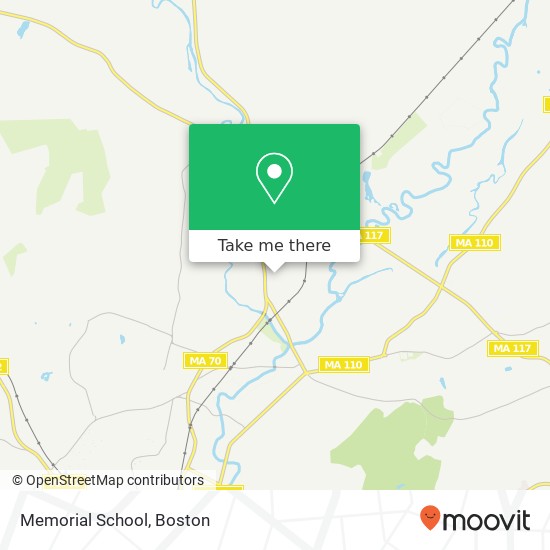 Memorial School map