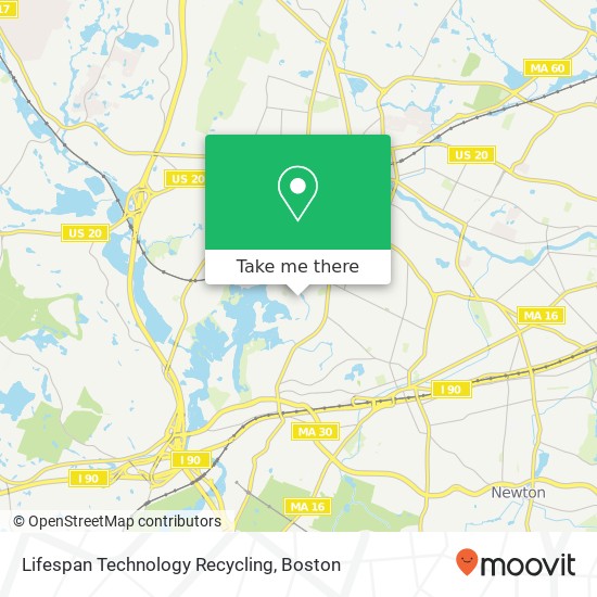 Mapa de Lifespan Technology Recycling