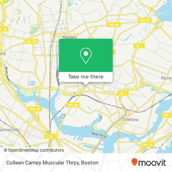 Mapa de Colleen Carney Muscular Thrpy