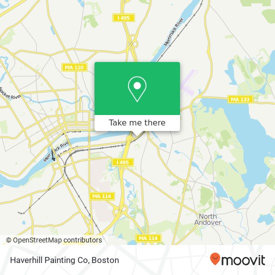 Mapa de Haverhill Painting Co