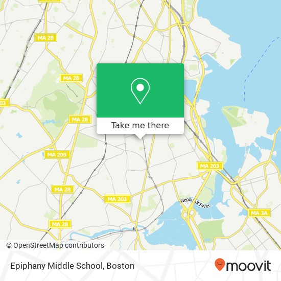 Mapa de Epiphany Middle School