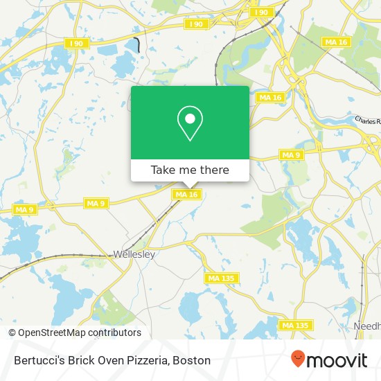 Mapa de Bertucci's Brick Oven Pizzeria