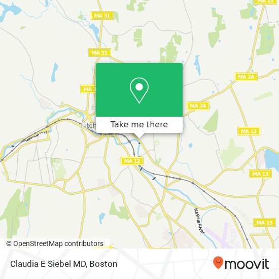 Claudia E Siebel MD map