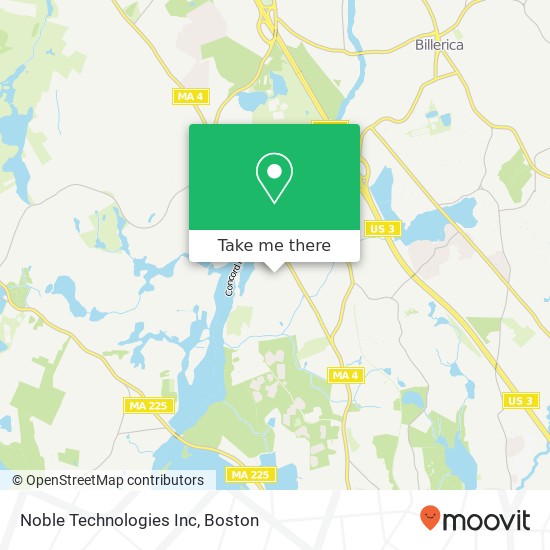 Mapa de Noble Technologies Inc