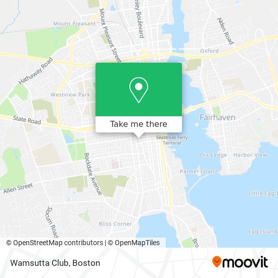 Mapa de Wamsutta Club