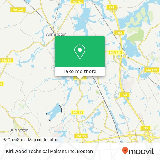 Mapa de Kirkwood Technical Pblctns Inc