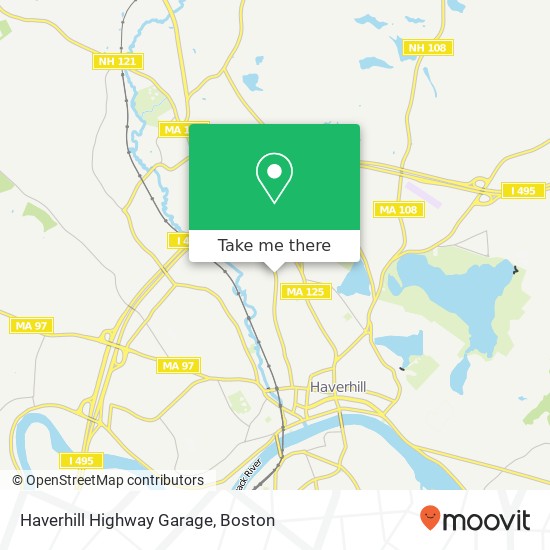 Mapa de Haverhill Highway Garage