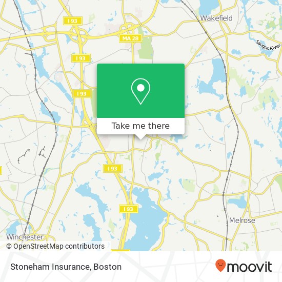 Mapa de Stoneham Insurance