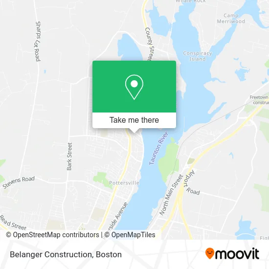 Belanger Construction map