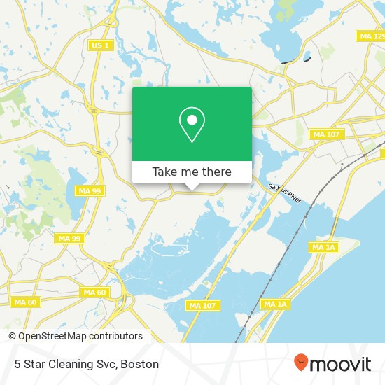 Mapa de 5 Star Cleaning Svc