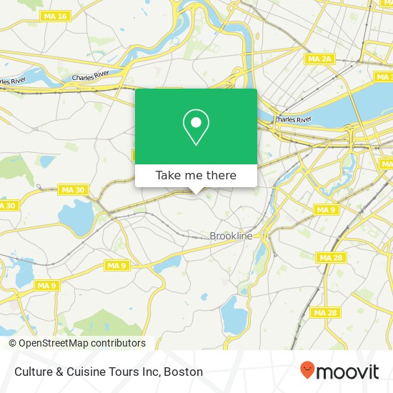 Mapa de Culture & Cuisine Tours Inc