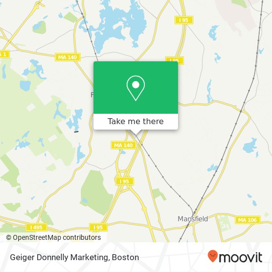 Mapa de Geiger Donnelly Marketing