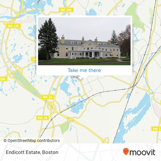 Mapa de Endicott Estate