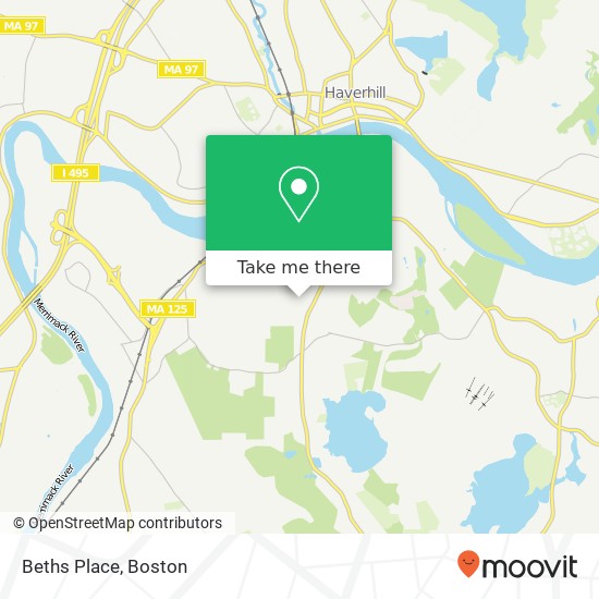 Beths Place map