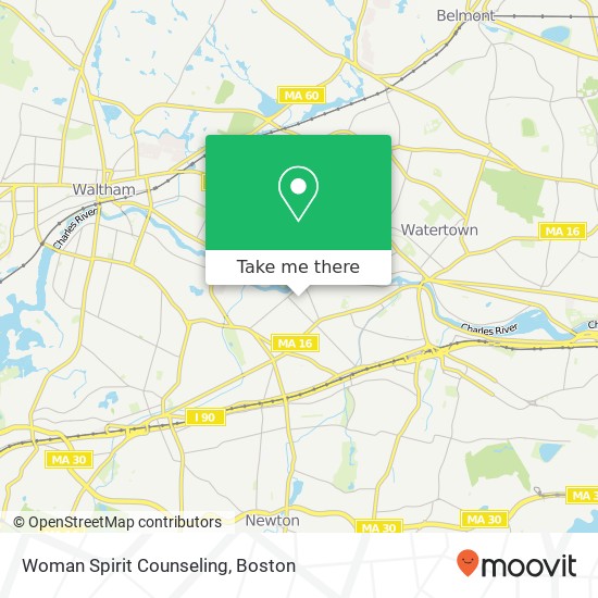 Mapa de Woman Spirit Counseling