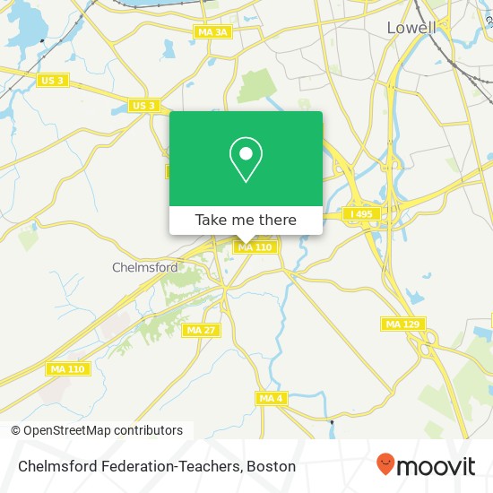 Chelmsford Federation-Teachers map