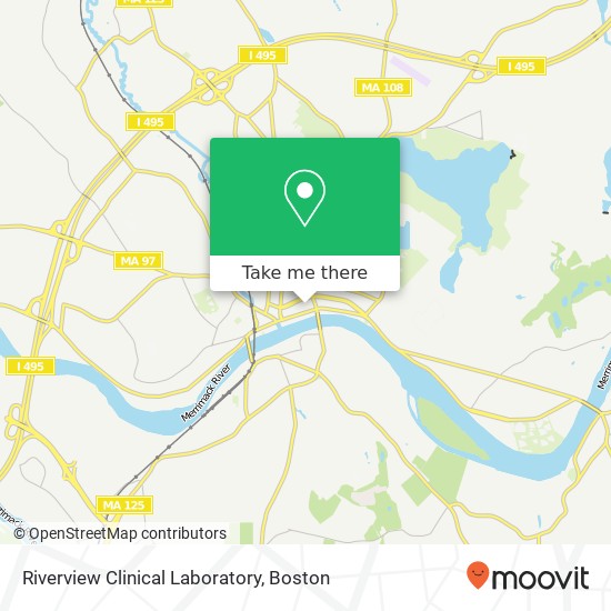 Mapa de Riverview Clinical Laboratory