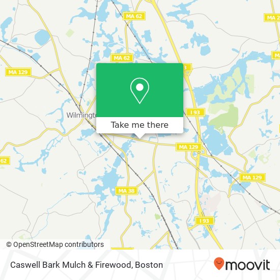 Caswell Bark Mulch & Firewood map