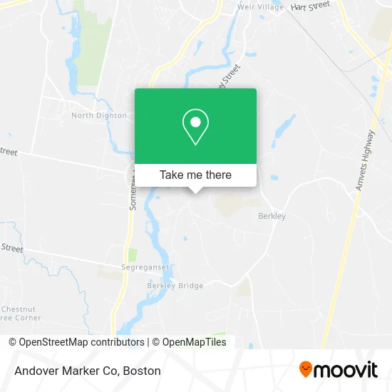 Andover Marker Co map