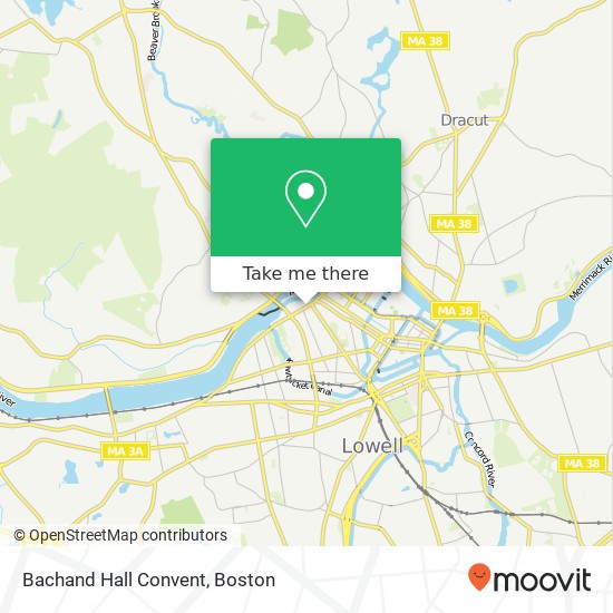 Bachand Hall Convent map