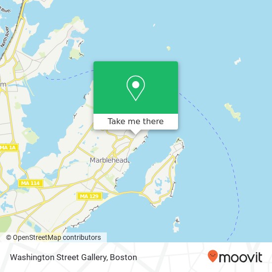 Mapa de Washington Street Gallery