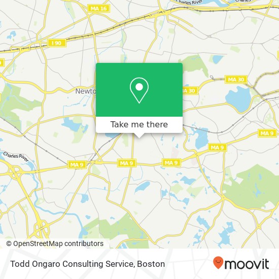 Mapa de Todd Ongaro Consulting Service