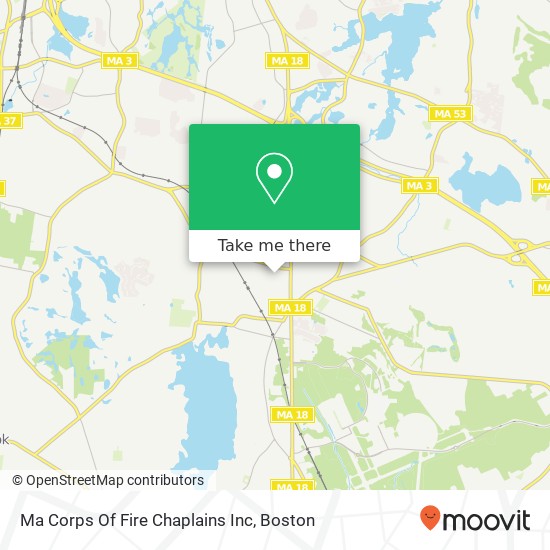 Ma Corps Of Fire Chaplains Inc map