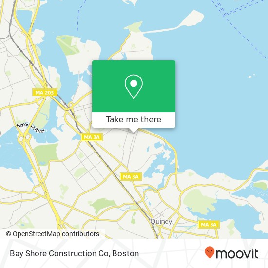 Mapa de Bay Shore Construction Co